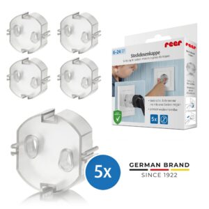 REER Läbipaistvad pistikupesakatete komplekt, 5tk