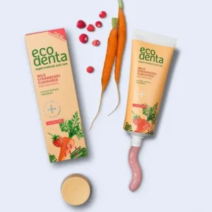 Laste hambapasta ECODENTA maasika 75ml