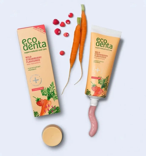 Laste hambapasta ECODENTA maasika 75ml