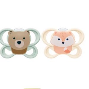 NUK Perfect Match Air Fox/Bear rõngaslutt 0-6kuud 2tk