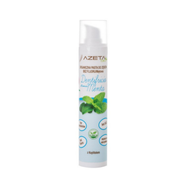AZETABIO orgaaniline mahe piparmündimaitseline hambapasta lastele 3+ eluaastat, 50 ml