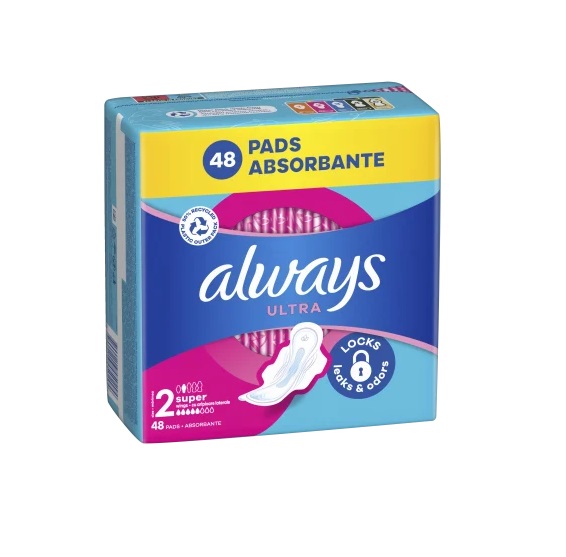 Hügieenisidemed Always Ultra Super Mega Pack S2 48tk