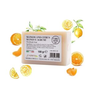 AZETABIO orgaaniline toitev õliseep beebidele mango ja tsitruseviljade lõhnaga, 100gr