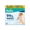 Pampers Aqua niisked beebisalvrätid Water 99% 3pkx60tk (180tk) – pilt 1