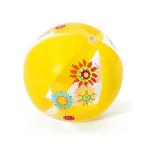 Rannapall Kollane lilledega 51cm Bestway