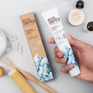COSMOS orgaaniline hambapasta ECODENTA soola ja kaaliumtsitraadiga 75ml