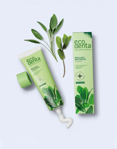 Hambapasta ECODENTA valgendav mündiga 100ml