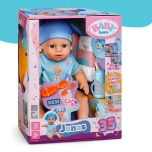 Zapf nukk BABY BORN poiss Jonas Click and Play, 43cm