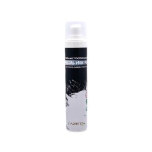AZETABIO õhukindel flouriidivaba orgaaniline valgendav hambapasta charcoali söega, 50 ML