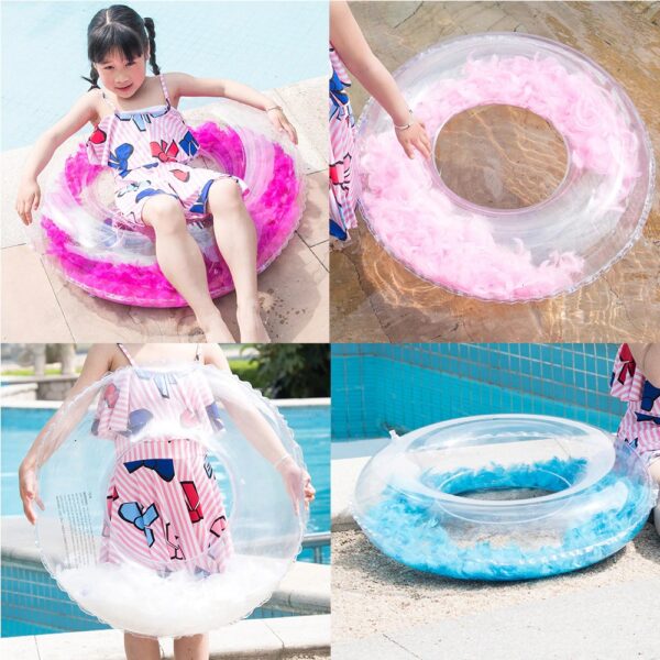 Ujumisrõngas sulgedega Swimming Ring 60cm