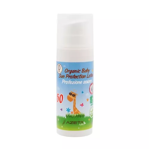 AZETABIO SPF50 mineraalsete filtritega õhukindlas pudelis looduslik veekindel päikesekreem beebidele ja lastele 0+, 50 ml