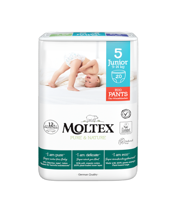 Moltex Pure&Nature Junior püksmähkmed N5 (9-14kg) 20tk
