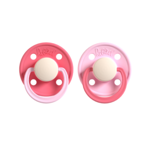 REBAEL naturaalkummist lutid Hot Pearly Flamingo / Rising Pearly Lobster suurus 0-6 kuud, 2 tk pakendis