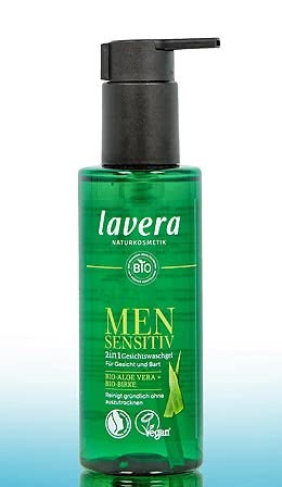 Lavera Men Sensitive 2in1 näopesugeel , 150ml