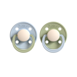 REBAEL naturaalkummist lutid Cold Pearly Dolphin / Cloudy Pearly Elephant suurus 0-6 kuud, 2 tk pakendis