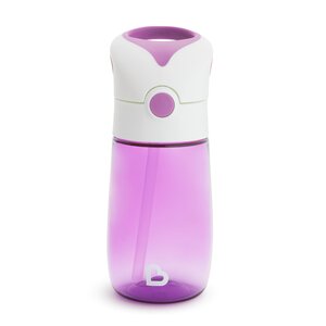 Munchkin joogipudel kõrrega 355ml, Flip and Go lilla