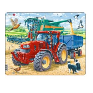 Papist puzzle 39-osaline Traktor ja kombain PG9 Larsen