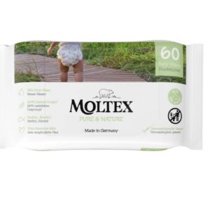 Moltex Pure & Nature Baby Wipes salvrätikud 60tk