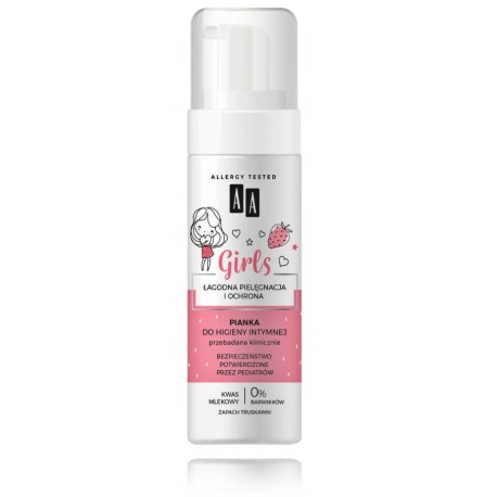 AA tüdrukute intiimpesuvaht maasika lõhnaga Girls 150ml