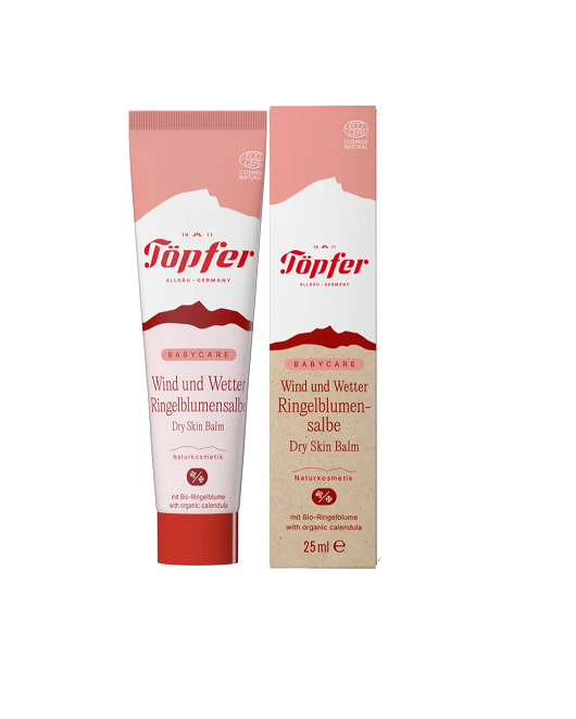 Töpfer imikutele ,Kaitsev ilmastikukreem külma, tuule ja jaheda ilma eest saialillega  Dry Dkin Balm 75ml