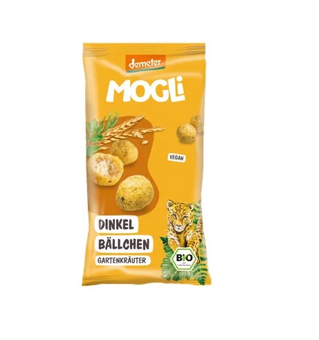 Mogli Krõbedad speltapallid ürtidega, biodünaamilised 40g