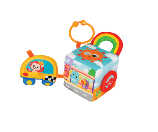 WinFun Riputatav pehme kuubik lisadega 3+kuud