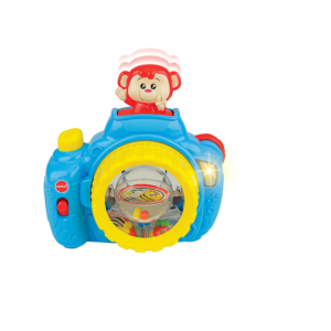 Väikelaste fotoaparaat pop-up Monkey heli ja valgusega 9+kuud WinFun SUPER HIND!!!