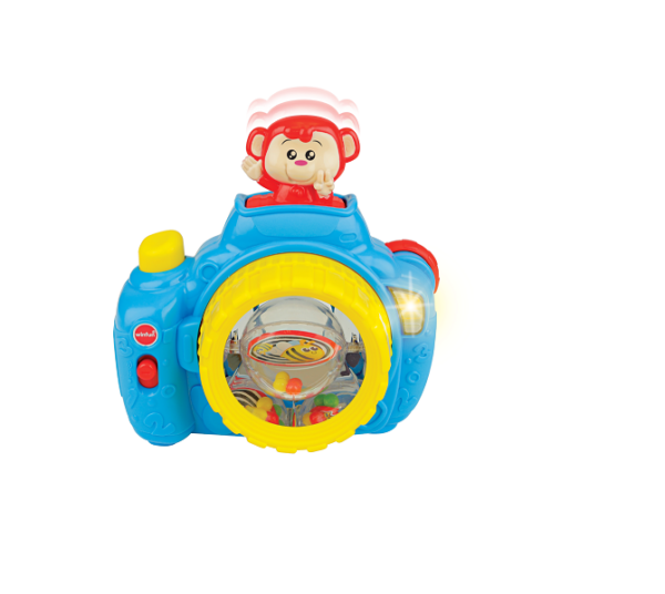 Väikelaste fotoaparaat pop-up Monkey heli ja valgusega 9+kuud WinFun SUPER HIND!!!