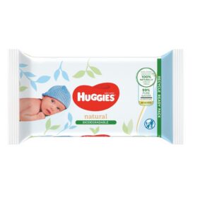 Huggies niisked salvrätikud Biodegradable Natural 48tk