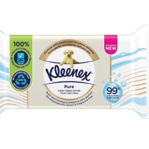 Kleenex wc paber/tualettpaber niisutatud Pure 38tkx12pakki (1pakk-2,35eur)