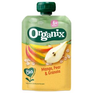 Organix ECO kaerapüree mango-pirni 6kuust 3x100g (1tuub-1,89eur)