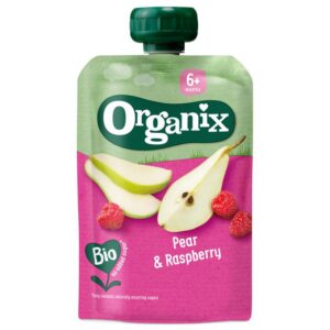 Organix pirni-vaarikapüree 3x100g alates 6-elukuust(1tuub-1,99eur)
