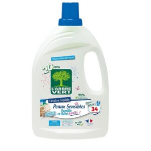 Larbre Vert pesugeel tundlikule nahale 1,5 L 33 pesukorda