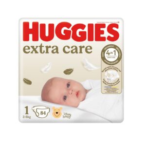 Huggies Newborn Extra Care mähkmed N1 3-5kg 84tk