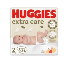 Huggies Newborn Extra Care N2 3-6kg 24tk