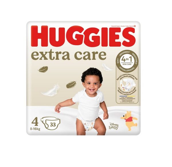 Huggies mähkmed Extra Care 4 8-16kg 33tk