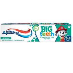 Aquafresh hambapasta Big Teeth Paw Patrol 50ml (6-8a)