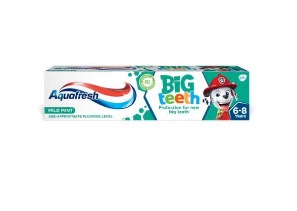 Aquafresh hambapasta Big Teeth Paw Patrol 50ml (6-8a)