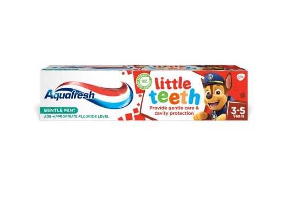 Aquafresh hambapasta Little Teeth Paw Patrol 50ml (3-5a)