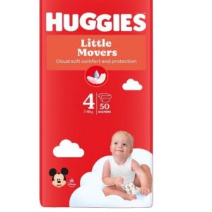 Huggies mähkmed Little Movers 4 7-18kg 50tk