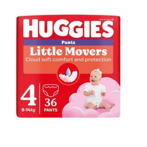 Huggies püksmähkmed Pants Little Movers 4 Girl 9-14kg 36tk