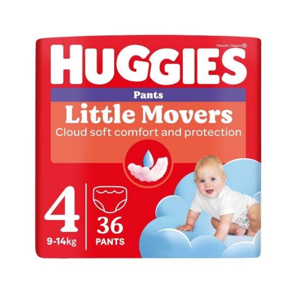 Huggies püksmähkmed Pants Little Movers 4 Boy 9-14kg 36tk