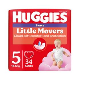 Huggies püksmähkmed Pants Little Movers 5 Girl 12-17kg 34tk