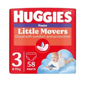Huggies püksmähkmed Pants Little Movers 3 Boy 6-11kg 58tk