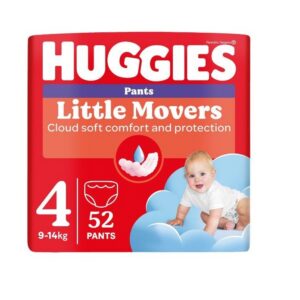 Huggies püksmähkmed Pants Little Movers 4 Boy 9-14kg 52tk