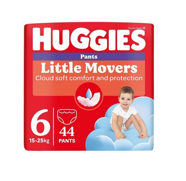 Huggies püksmähkmed Pants Little Movers 6 Boy 15-25kg 44tk