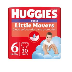 Huggies püksmähkmed Pants Little Movers 6 Boy 15-25kg 30tk