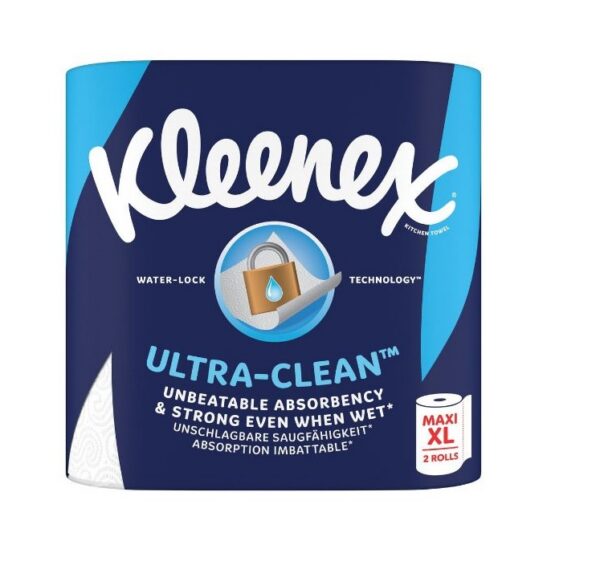 Kleenex paberkäterätt Ultra-Clean 2 rulli 74 lehte