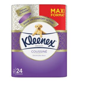 Kleenex tualettpaber Coussine 24 rulli 135 lehte 3-kihiline