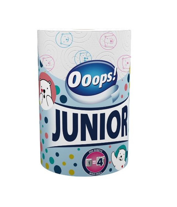 Ooops! paberkäterätik Junior 200 lehte